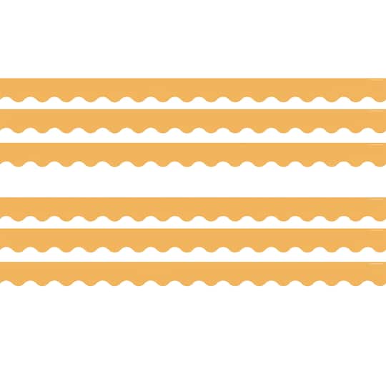Teacher Created Resources® Golden Sun Scalloped Border Trim, 6 Packs of 12
